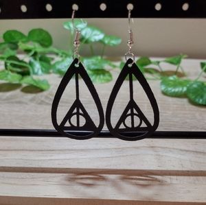 Handmade Faux Leather Magical Earrings